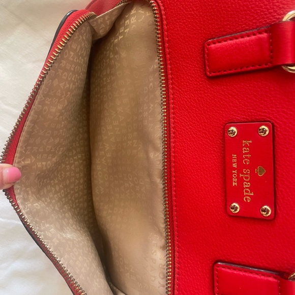 Kate Spade Vibrant Red Crossbody Bag - Picture 10 of 10